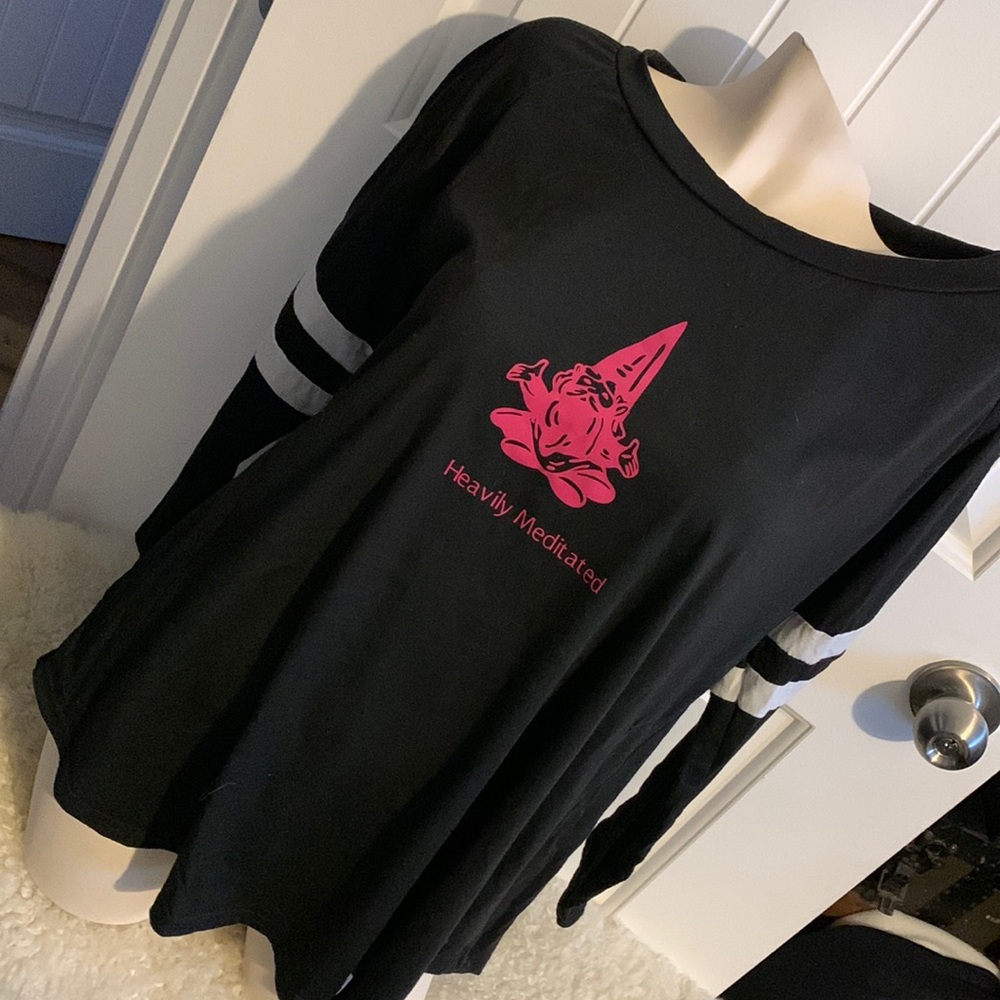 Baseball shirt - Heavily Meditated